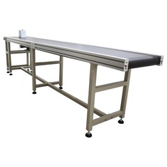 Open Box Length 118in PVC Flat Belt Conveyor Width 11.8in Adjustable Speed 120W