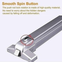 Stainless Steel Commercial Panic Exit Bar Door Push Handle Emergency Lock #R026