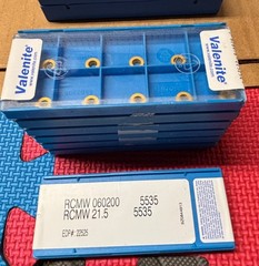 VALENITE Carbide Inserts – VARIETY – 875+ inserts – 122 packs – 27 lbs. – NEW