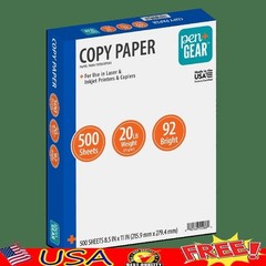 Copy Paper 8.5×11 20 lb 500 Sheets Multi-Purpose Office School Home Use