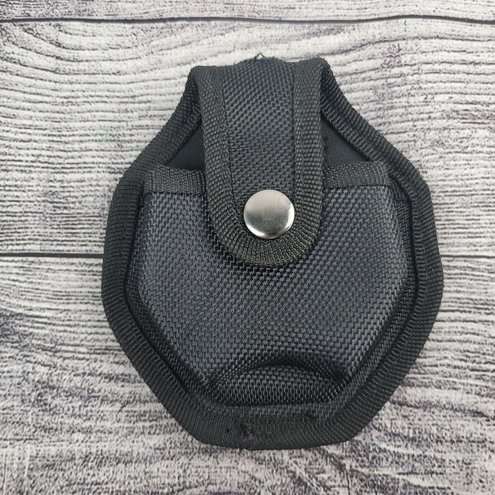 Uzi Handcuff Case Black 4.5″ Snap Closure w/ Clip