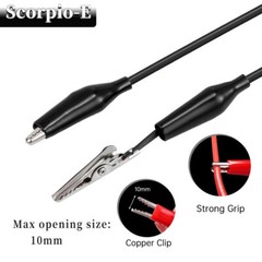 BNC Male Plug to Dual Alligator Crocodile Clip Oscilloscope Test Lead Q9 Cable