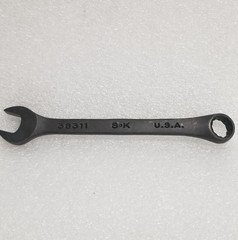 S-K 38311 Combination Wrench Black-Oxide Finish 12-Point Size-11mm Made in USA