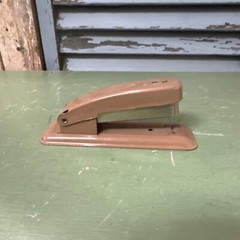 Vintage Swingline Cub #77 Stapler Light Brown, Long Island City 1, New York USA