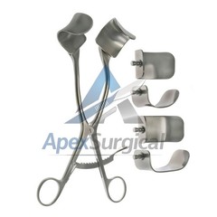 Kolbel Retractor Complete Set With 6 Blades,German Surgical Orthopedic Retractor