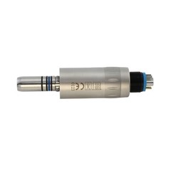 LANJING Dental Mini Air Motor Low Speed Handpiece 4 Holes LED 6 Pin ISO E Type