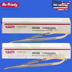 2 PC HU FRIEDY Castroviejo straight Needle Holder 7 18cm NH5024SIM
