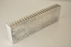 290mm x 90mm x 40mm Large Aluminum Heat Sink Radiator Power Amplifier