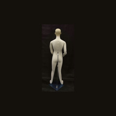 Off White Full Body Flexible Adult Female Dress Form Mannequin with Face