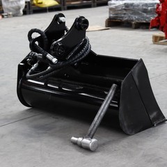 Hydraulic Tilting Bucket Fit CAT 3 Ton Excavator Compact Digger Bucket FREE SHIP