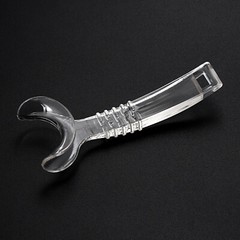 Dental Intraoral Cheek Retractor T Shape Mouth Lip Opener Large/Small Size Clear