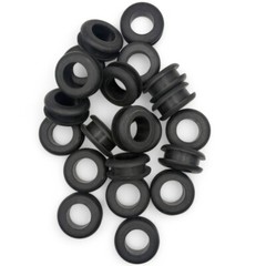 Rubber Grommet to fit 7/8″ Hole in 1/4″ Thick Panel – 5/8″ Inner Diameter