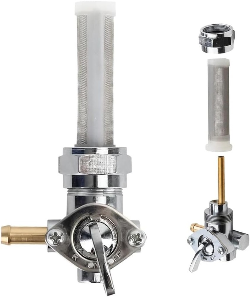 Petcock Fuel Valve 22mm Left Spigot for Harley Davidson Sportster Big Twin Dy…