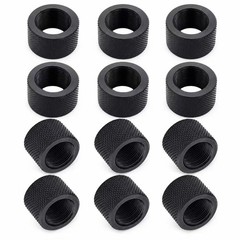 12-Pack Combo: 6 x 5/8×24 Thread Protectors & 6 x 1/2×28 ThreadProtectors -Durab