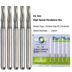 Wave Dental Carbide Bur Friction Grip FG 557 557L 169L 701 702L High Speed PRIMA