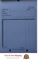 500 Carbonless 2 part 59/16″x87/16″ 50*10 set Sales Order Invoice Receipt Book