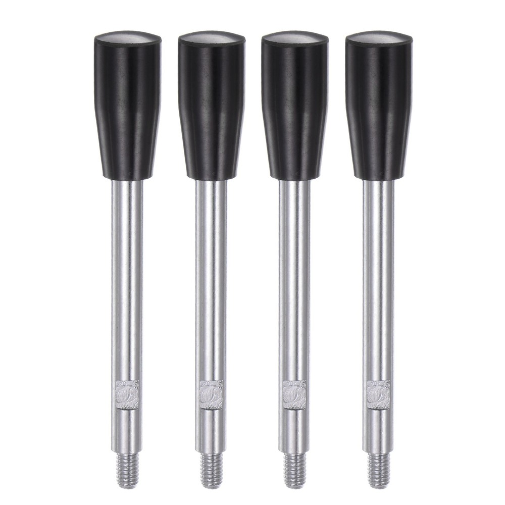 4pcs M6 Crank Handle Grip Lathe Machine Revolving Clamping Handles 115mm Length