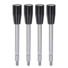 4pcs M6 Crank Handle Grip Lathe Machine Revolving Clamping Handles 115mm Length