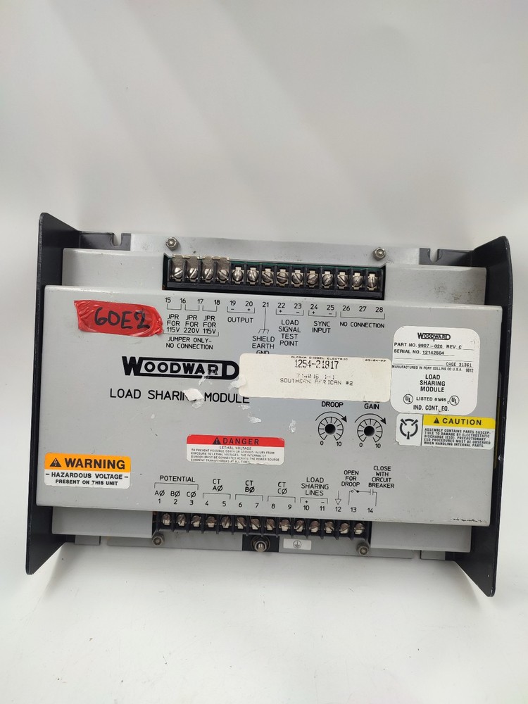 Woodward 9907-026 Rev C Load Sharing Module – Untested / As Is