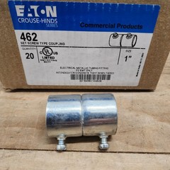 20 Count – Eaton Crouse-Hinds 462 1″ EMT set screw type coupling