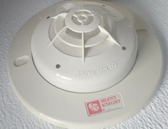 SILENT KNIGHT SD505-AHS ADDRESSABLE HEAT DETECTOR-BASE SD505-6AB/Cleaned-Tested!