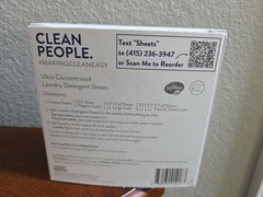 Clean People Laundry Detergent Sheets – 96 Count SPRING