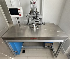 Semi automatic ultrasonic ear loop spot welding cutting machine