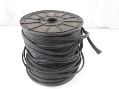 500′ Direct TV Perfect Vision 18 AWG Black Dual RG6 Coax W/Ground Copper SEE DES