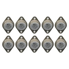 10X 2N3055 TO-3 NPN Amplifier Switch Transistor Audio Power Metal Case 15A/60V