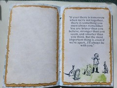 Junk Journal Booklet “WINNIE THE POOH” Retro Classic Storybook Style LG 9×6 40p