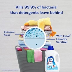 Lysol Laundry Sanitizer Crisp Linen 150oz 2 Pack Chlorine Free Disinfecting