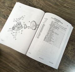 Case 888 Excavator Crawler Parts Operators Manual Owners Set PIN 0015041-After