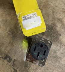 Hubbell HBL9450A Straight Blade Device Receptacle 50A 125/250V 3-Pole 4-Wire