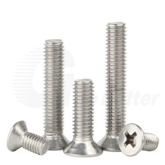 M3 M3.5 Phillips Countersunk Flat Head Machine Screws A2 Stainless Steel DIN 965