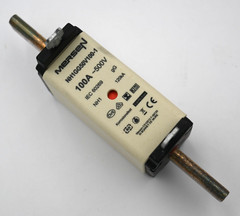 MERSEN NH1GG50V100-1 FUSE 100A~500V W215184 BOX OF 3PCS