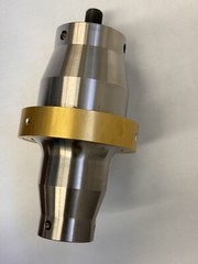 Geniune OEM Branson Gold 20 kHz Booster, 101-149-057, 1:1.5 Gain, 1/2-20 thread