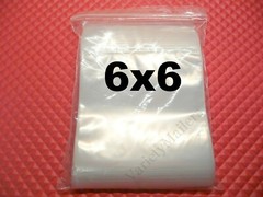 400 Reclosable Storage Bag Variety Pack 3×6 4×6 5×5 6×6 / 2 Mil Seal-Top Baggies