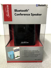 Sunbeam Bluetooth Conference Speaker -CHOOSE BLACK OR RED!