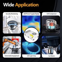DC 48V 12A 600W Power Supply AC to DC Converter 110V to 48V Power Adapter 48V…