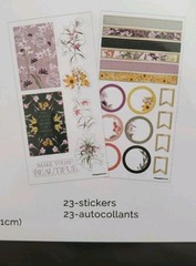 Happy Planner BIG Planner Companion Accessories ~ Fresh Botanicals ~ 52 Pcs