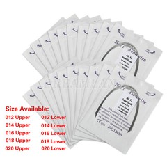 Dental Ortho Super Elastic Niti Round Arch Wire Ovoid 012-020upper/lower all