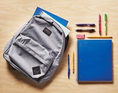 Blue Pen x 50 PACK Paper Mate InkJoy Ballpoint Pens Ultra Fine Point (0.5 mm)