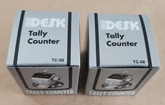 *BRAND NEW* [2] Desk TC-08 Tally Counter w/ Metal Base Counts To 9999 + Warranty