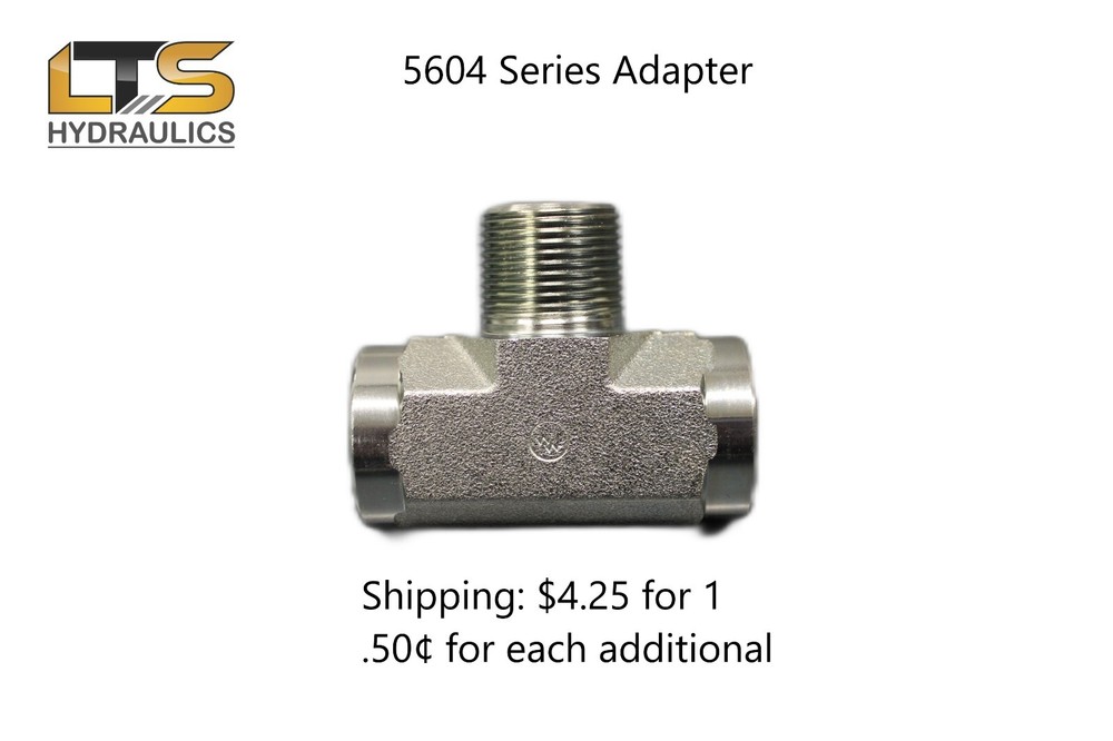 5604-02-02-02 Zinc Plated Steel Pipe Adapter 1/8″ FNPT x 1/8″ MNPT x 1/8″ FNPT
