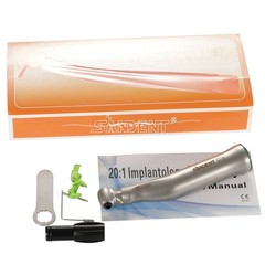 20:1 Dental LED Implant Contra Angle Handpiece for W H Surgical Motor