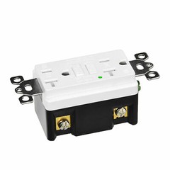 20AMP GFCI Outlet Receptacle Tamper Resistant – ETL GFI TR WR GFCI White Plate