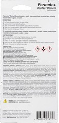 Permatex 25905 Contact Cement, 1.5 oz – Water-Resistant Instant Bonding Solution