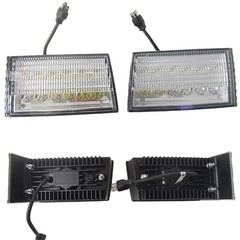 Pair LED Headlight Assembly for Case IH Tractor C50,C60,C70,C80,C90,C100,CX50+