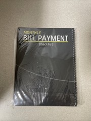 Bill Tracker Notebook: Monthly Bill Payment Checklist – 8.5″ x 11″ 100+ Pages