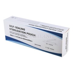 200PCS Self Seal Pouch Sterilization Bag Pouches Dental Medical 3.5″ x 10″